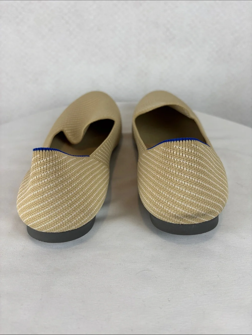 Rothy’s Beige sz 12 Pointed Toe Loafer Flats Slip On Shoes Women’s Comfort